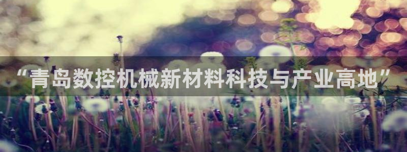 天辰娱乐卡:“青岛数控机械新材料科技与产业高地”