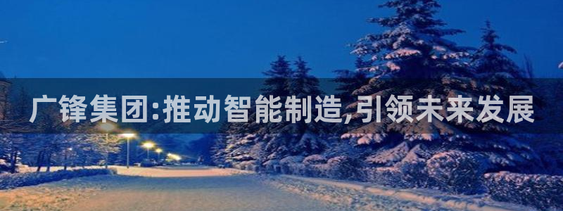 天辰娱乐1966:广锋集团:推动智能制造,引领未来发展